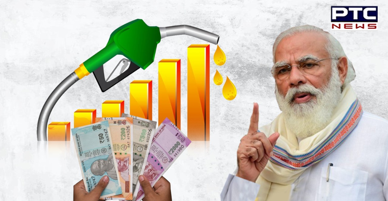 Amid hike in petrol prices, PM Narendra Modi blames Congress