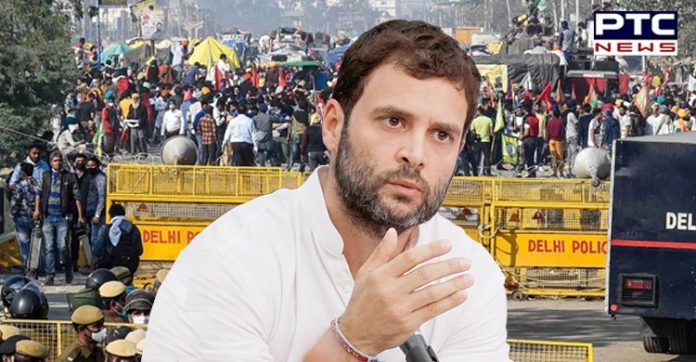 Government needs to listen as farmers aren't going away: Rahul Gandhi Government needs to listen as farmers aren't going away: Rahul Gandhi