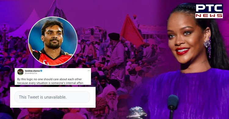 Sandeep Sharma questions 'logic' behind criticism of Rihanna; deletes tweet later