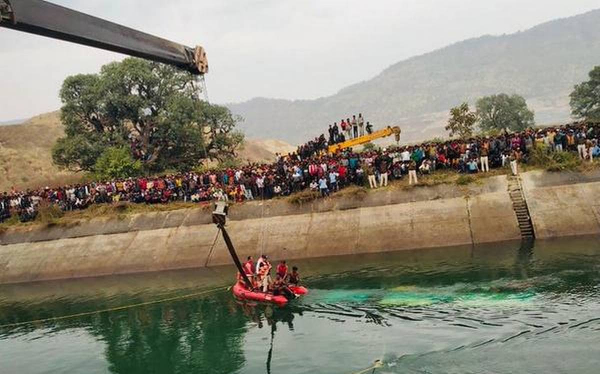 Madhya Pradesh: Bus falls into canal; 37 people killed