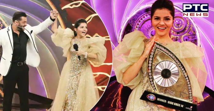 Rubina Dilaik is the winner of Bigg Boss 14, actress defeats Rahul Vaidya Bigg Boss 14 winner : Rubina Dilaik lifts the trophy and takes home prize money of Rs 36 lakh