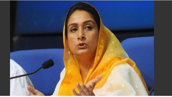 Harsimrat Kaur Badal 5 Harsimarat Kaur Badal asks Cong mps to impress on Cong govt in Punjab to reduce VAT on petro products