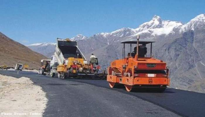 India built roads on China border