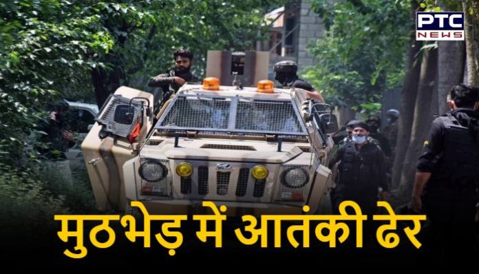 One terrorist killed in the encounter with security forces in Shopian Terrorist Encounter in Shopian