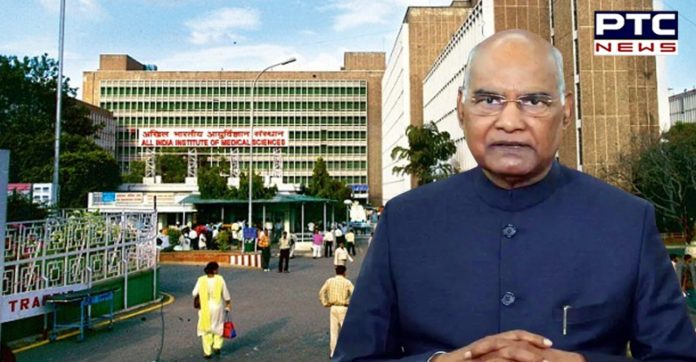President Ram Nath Kovind referred to AIIMS: Army Hospital President Ram Nath Kovind referred to AIIMS: Army Hospital
