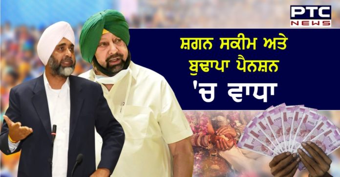 Shagun Scheme 1 Punjab Budget 2021 : Punjab government increased the Shagun Scheme and old age pension