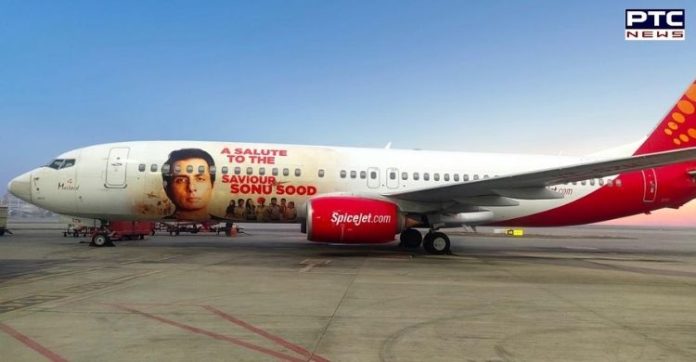 Sonu Sood gets emotional after SpiceJet features actor on aircraft Sonu Sood gets emotional after SpiceJet features actor on aircraft