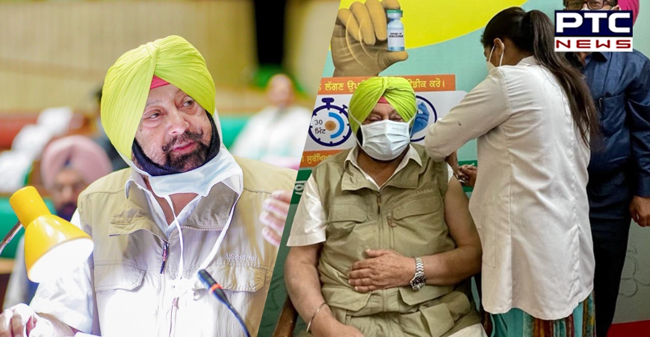 'Chardi Kalan': Captain Amarinder Singh after taking first shot of COVID-19 vaccine