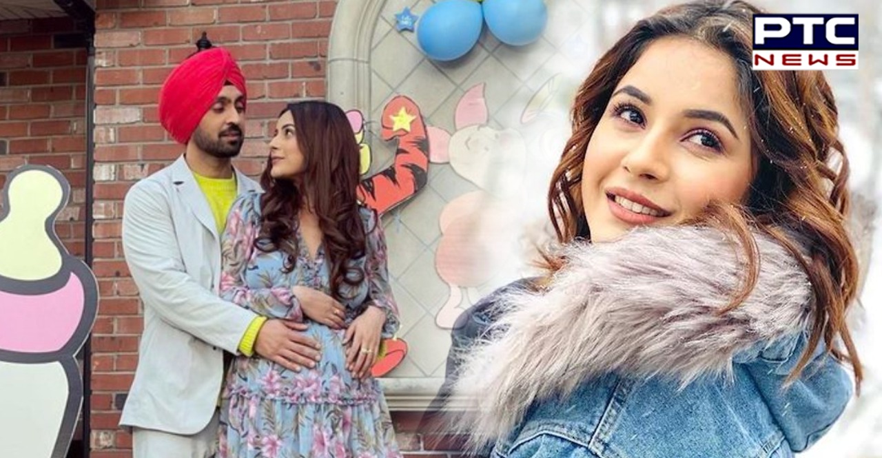 Diljit Dosanjh cradles Shehnaaz Gill's baby bump in new pics from Honsla  Rakh, fans react