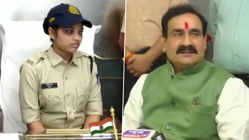 Woman constable Meenakshi Verma took charge as state home minister for a day today