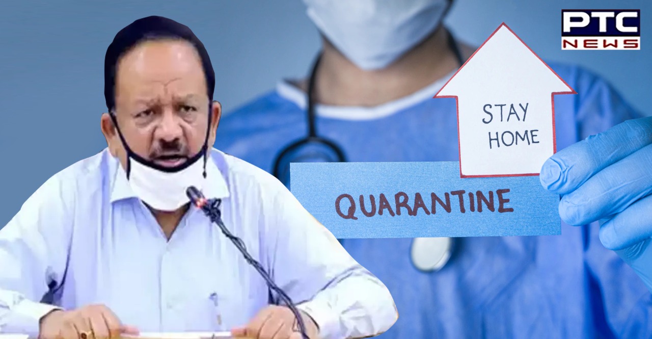 Don’t panic, majority of COVID patients can recover at home: Harsh Vardhan