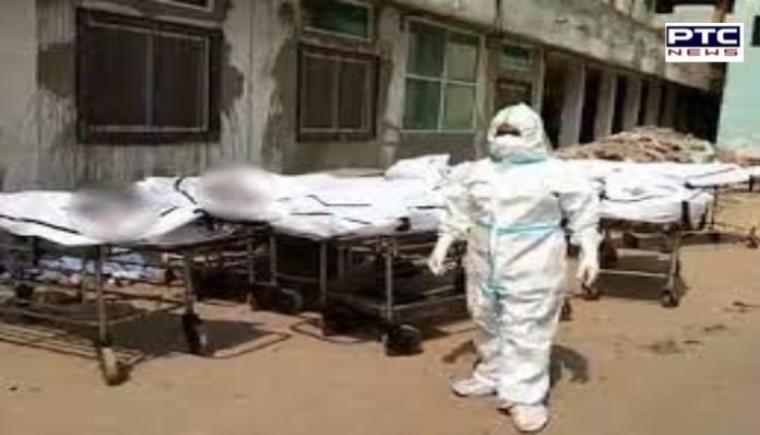 Dead bodies 1 Chhattisgarh : Dead bodies of Covid-19 patients pile up in Raipur govt hospital
