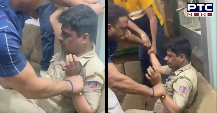 Delhi Police personnel allegedly thrashed by gym owner [VIDEO]