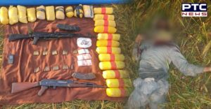 Ajnala : 22 packs of heroin and two AK-47 recovered from Indo-Pak border by BSF and Punjab police