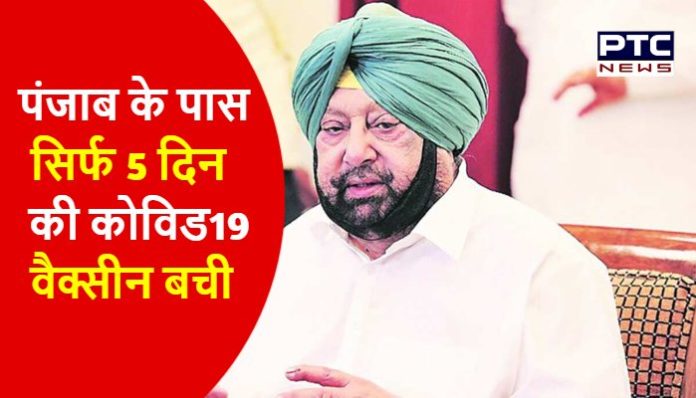 Only 5 days of Covid vaccine left with Punjab, Captain appeals to Center (2) Coronavirus Cases in Punjab