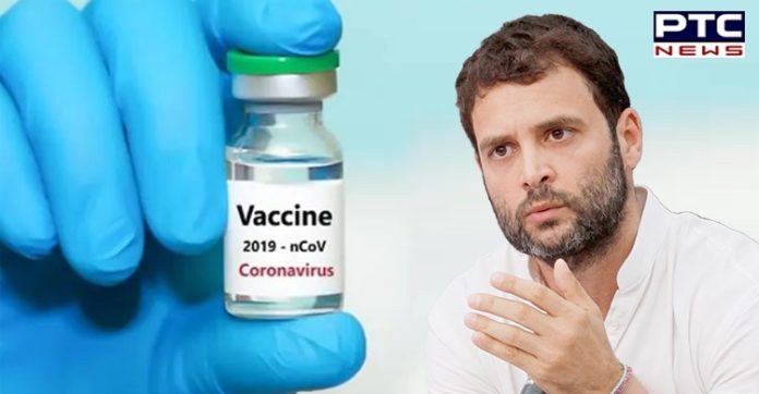 Covid-19 vaccine is need of country: Rahul Gandhi