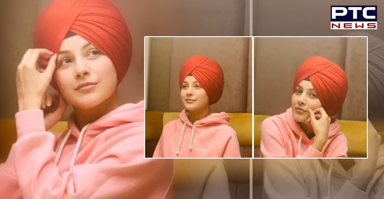 Shehnaaz Gill dons a turban, plays Diljit Dosanjh’s song 'Sardaarji'