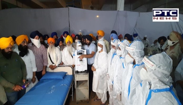 SGPC 1 SGPC sets up temporary center for Coronavirus patients at Gurudwara Shri Manji Sahib, Alamgir