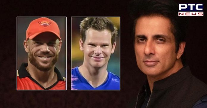 Fan asks Sonu Sood to send Australian cricketers back home, actor responds Fan asks Sonu Sood to send Australian cricketers back home, actor responds