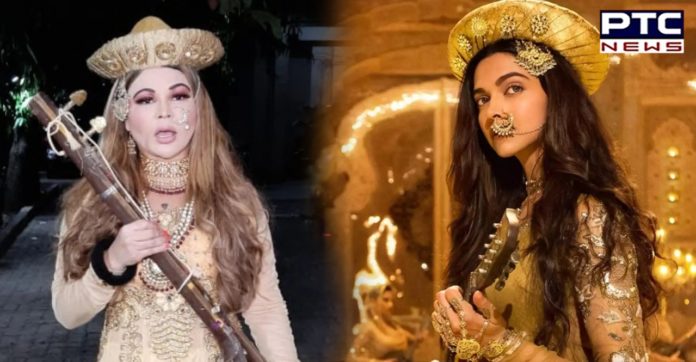 Rakhi Sawant recreates Deepika Padukone's Mastani look; searches for her Bajirao Rakhi Sawant recreates Deepika Padukone's Mastani look; searches for her Bajirao
