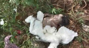 Amritsar ch newborn baby nu sdk kinare sut ke ma hoyi frar