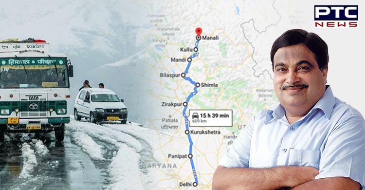 Road travel time from Delhi to Kullu will be reduced to just 7 hours, promises Nitin Gadkari