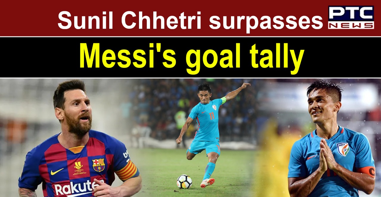 I don't count goals: Sunil Chhetri after surpassing Lionel Messi's tally