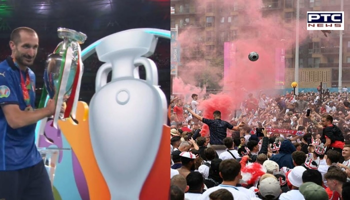 Euro 2020 final : ਇਟਲੀ ਵਾਸੀਆਂ ਵੱਲੋਂ ਜਿੱਤ ਦੀ ਖੁਸ਼ੀ ਵਿੱਚ ਥਾਂ- ਥਾਂ 'ਤੇ ਮਨਾਏ ਗਏ ਜਸ਼ਨ