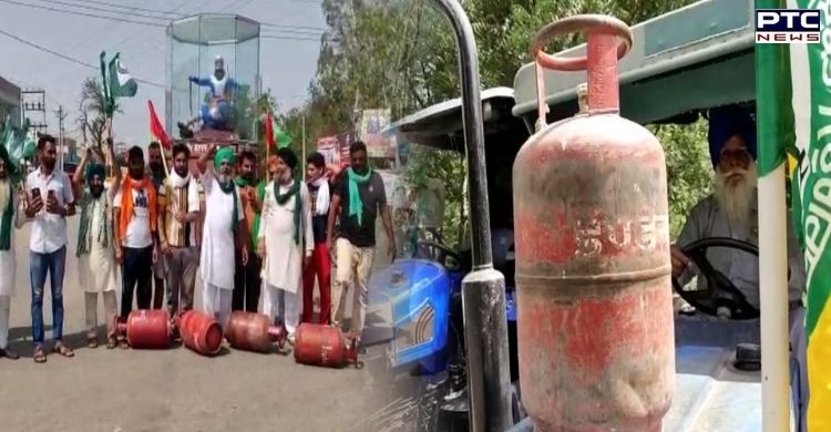 Farmers' protest across India against fuel prices hike