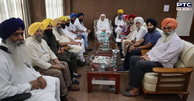 Delegation of Sabat Surat Cine Artists Federation meets SGPC President to discuss artists' contribution in world of cinema