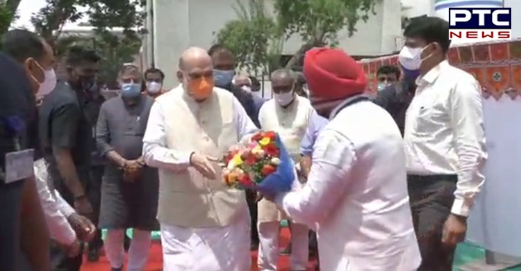 Amit Shah inaugurates PSA oxygen plant named after Sardar Vallabhbhai Patel in Gujarat