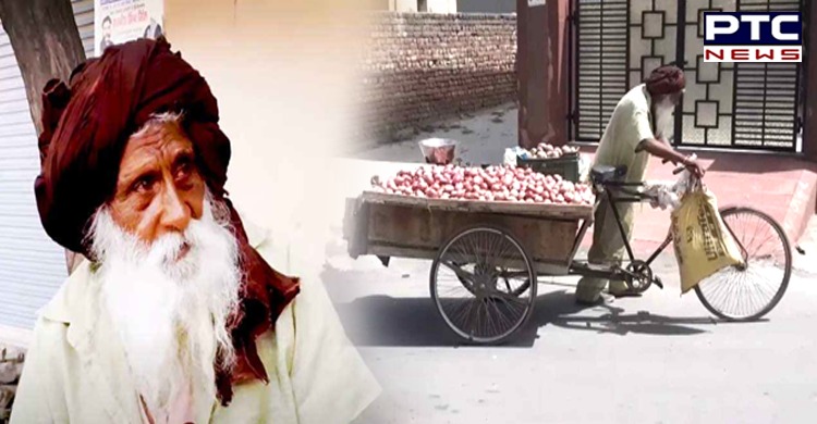 101-year-old Harbans Singh pulls load of 200kg in Punjab for grandchildren’s education