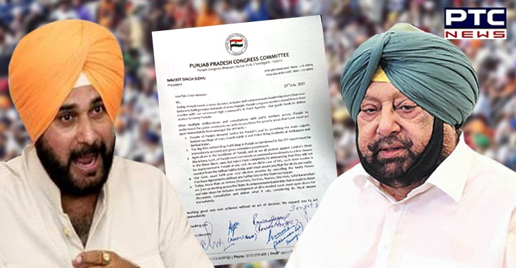 Efforts on to complete pending projects: Captain Amarinder Singh to Navjot Singh Sidhu