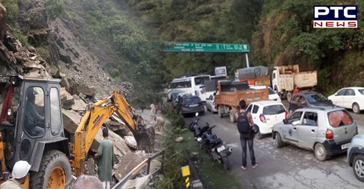 Landslide blocks Chandigarh-Manali highway near Pandoh