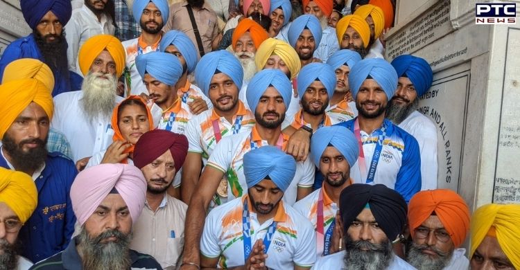 SGPC president felicitates Indian men’s hockey team for Tokyo Olympics 2020 bronze during Golden Temple visit