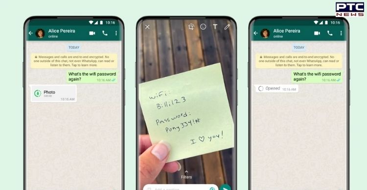 WhatsApp launches 'View Once' feature for photos, videos [Details Inside]