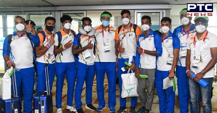 Rousing welcome to Indian men's hockey team in Delhi