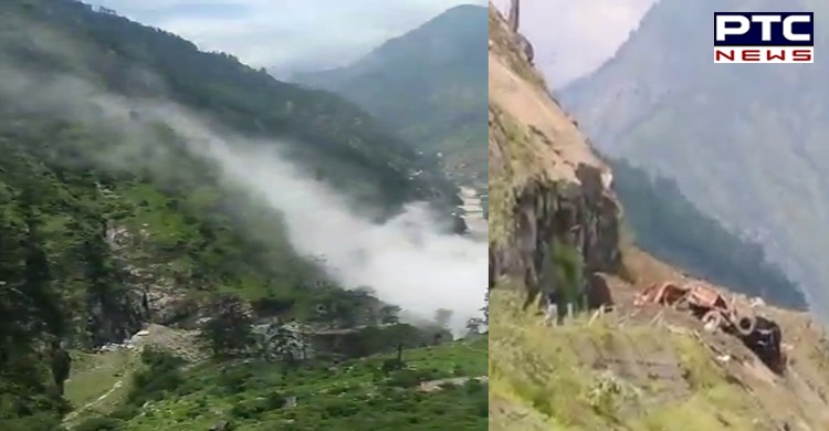 Five killed, 50 feared buried after massive landslide in Himachal's Kinnaur