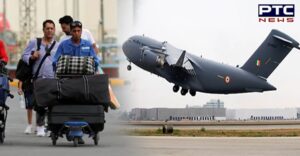Indian Air Force C-17 aircraft carrying over 120 Indian officials, returning from Kabul, lands in Gujarat