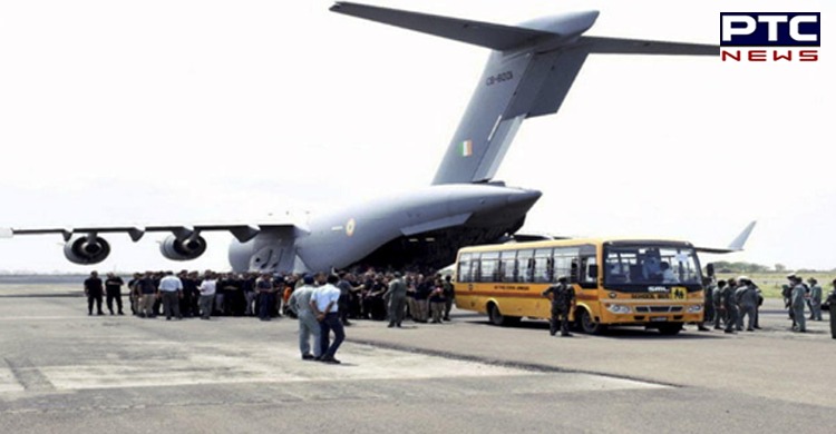 Afghanistan: IAF plane with 24 Indian evacuees from Kabul lands at Hindon Airport