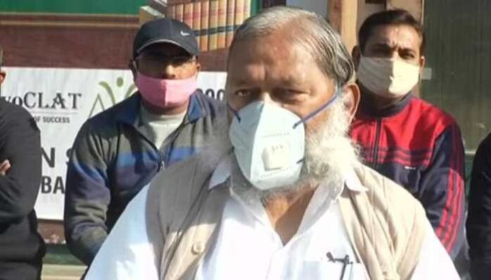 Haryana Home Minister Anil Vij admitted in AIIMS Delhi