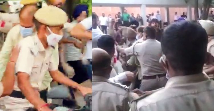Protesting students 'manhandle' Panjab University VC [Watch Video]