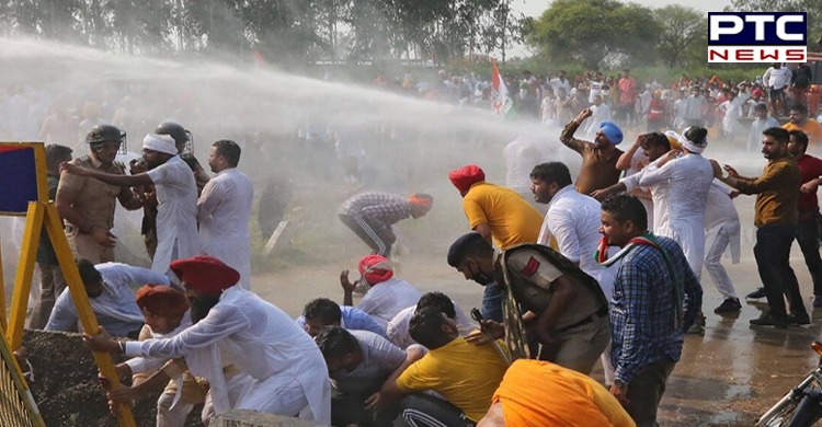 Karnal Mini-Secretariat gherao: Police use water canons on protesters