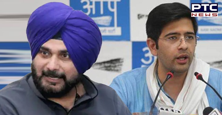 AAP's Raghav Chadha kicks up row, calls Navjot Sidhu 'Rakhi Sawant of Punjab politics'