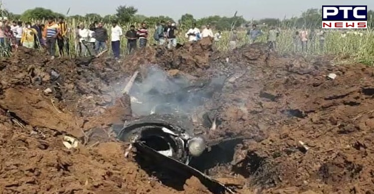 Madhya Pradesh: Indian Air Force aircraft crashes in Bhind, pilot injured