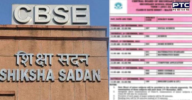 CBSE releases datesheet for Classes 10, 12 term-1 exams