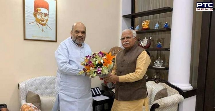 Farmers' protest: Manohar Lal Khattar meets Amit Shah, discuss Singhu border reopening issue