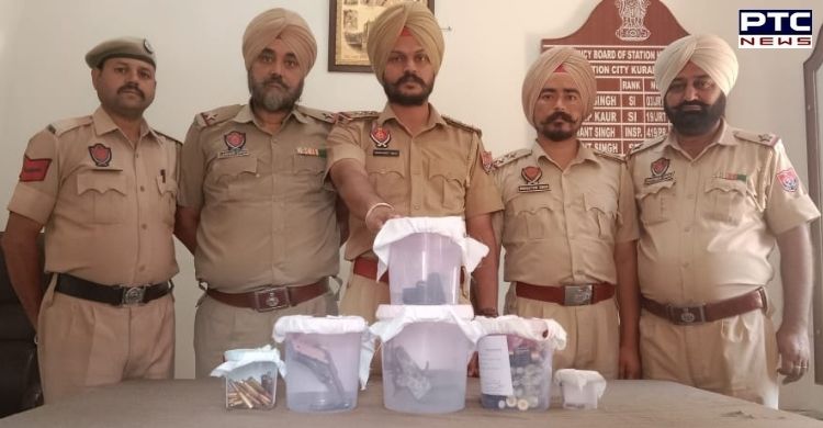 Mohali Police recovers huge haul of arms and ammunition from gangster Preet Phagwara