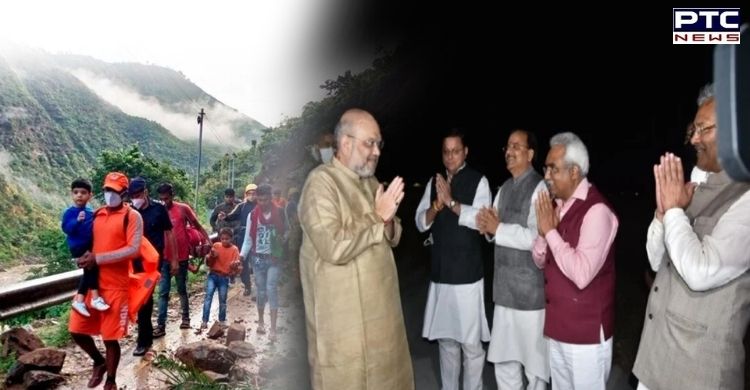 Amit Shah reaches Uttarakhand to take stock of situation following heavy rains