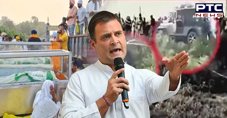 Rahul Gandhi slams PM Modi for not visiting Lakhimpur Kheri, alleges farmers being murdered